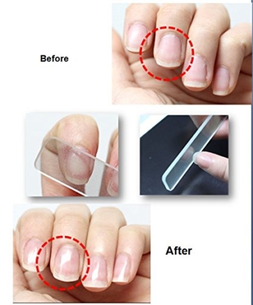 ACRATO Polierfeile Nagelfeile Glasnagelfeile mit Nanotechnologie für die perfekte Nagelpflege Beuty aus Hartglas Importiert aus Südkorea - 
