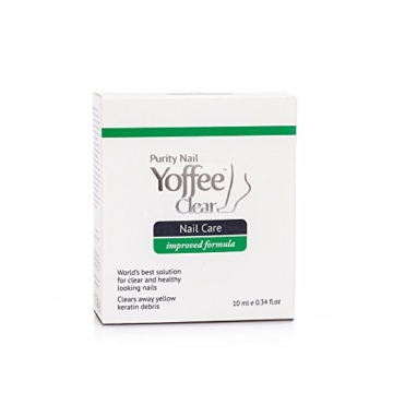 SIMON & Tom Yoffee Clear – Premium Pilz Nagel Behandlung, geeignet für Finger und Zehen Nägel. Mit Tee Baum und Arganöl. 10 ml - 