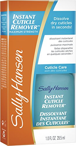 Sally Hansen Instant Cuticle Remover, Nagelhautentferner, Mit Aloe und Kamille, weiche sanfte Nagelhaut, durchsichtig, 1 x 30 ml - 1